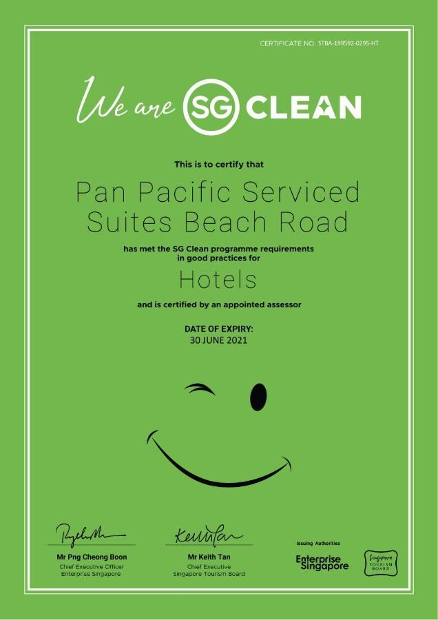 Pan Pacific Serviced Suites Beach Road, Singapur Exterior foto